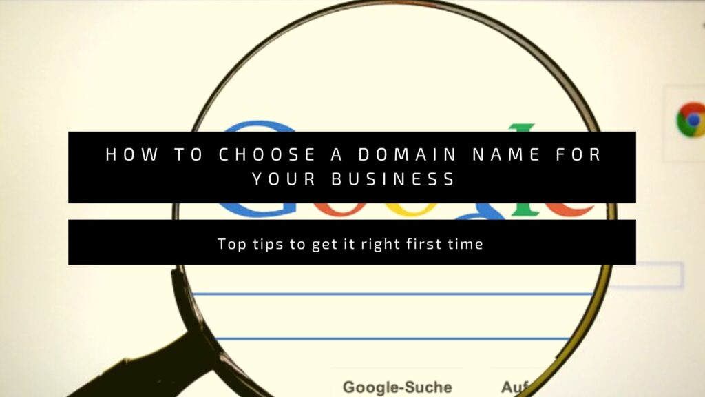 How To Choose a Domain Name For Your Business - cover